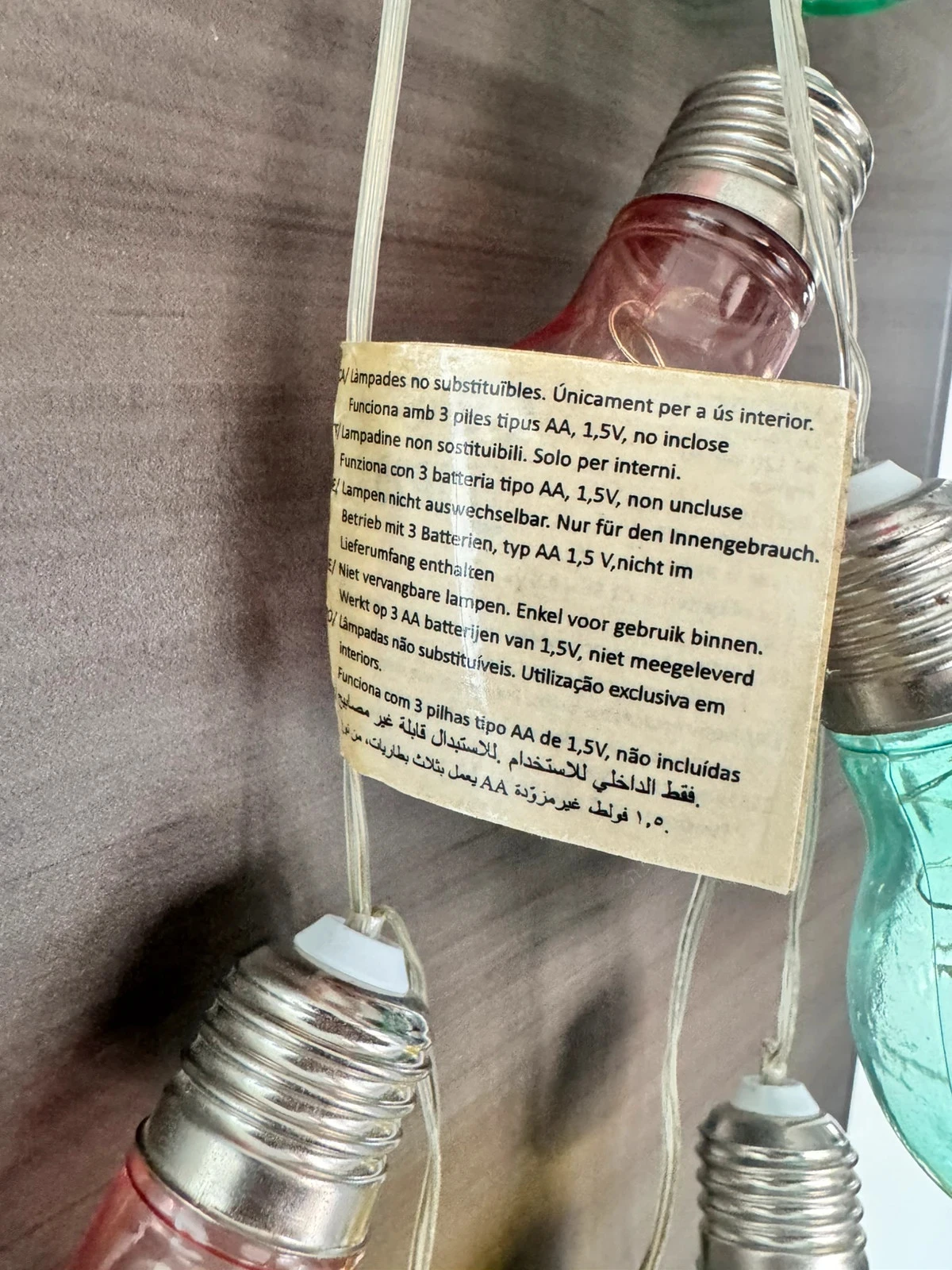 Guirlanda luminosa decorativa com lâmpadas coloridas – photo 4